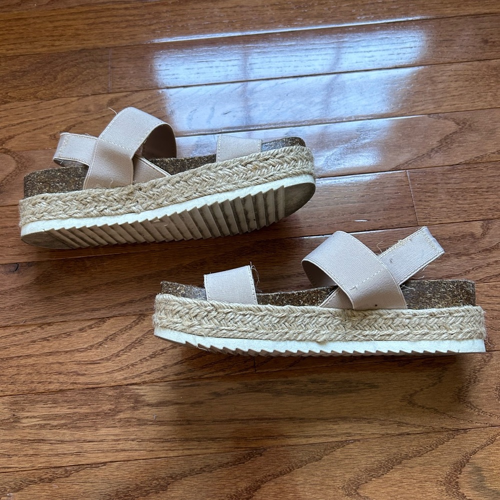 Women's Tan Platform Sandals